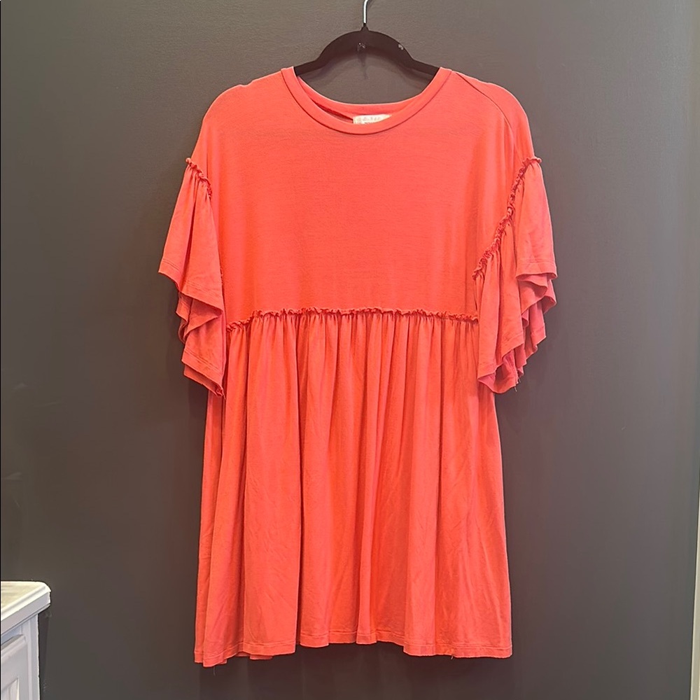 Altar'd State | Coral Mini Dress or Tunic | Small | EUC‎